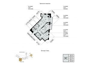 3-комн. · 89,4 м²