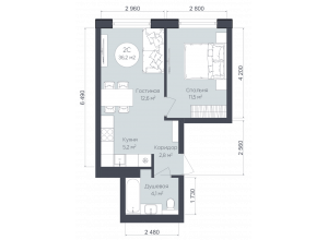 2-комн. · 36.2 м²