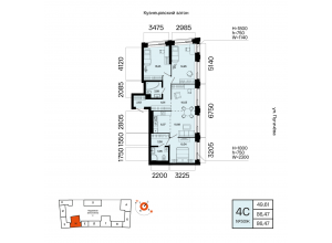4-комн. · 86,5 м²