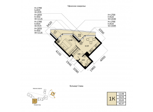 1-комн. · 35,9 м²