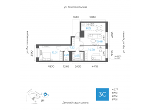3-комн. · 67,5 м²