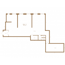 Планировка: Студия, 207.1 м²