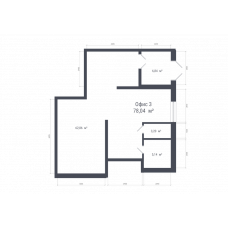 Планировка: Студия, 78 м²