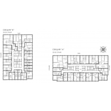 Планировка: 2-комн. квартира, 51.1 м²