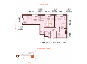 3-комн. · 72,6 м²