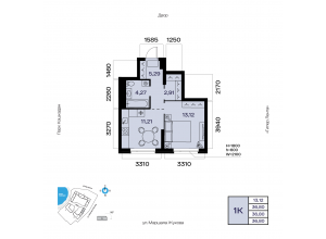 1-комн. · 36,8 м²